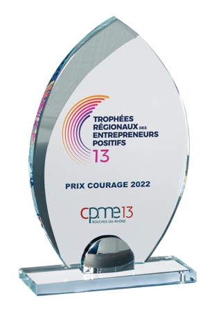 Trofee - Trofeu Sticlă 20/18/16 cm