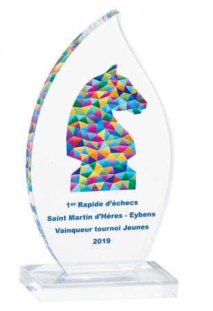 Trofee plexi - Trofeu Plexi 20/18/16 cm