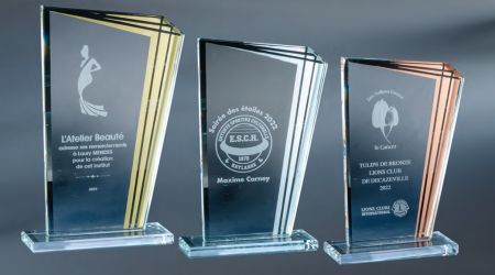 Trofee sticla - Trofeu Sticlă 23/21/19 cm