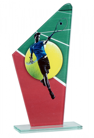 Trofe tematice - Trofee metal, trofee sticla - Trofeu Sticlă Tenis 22cm