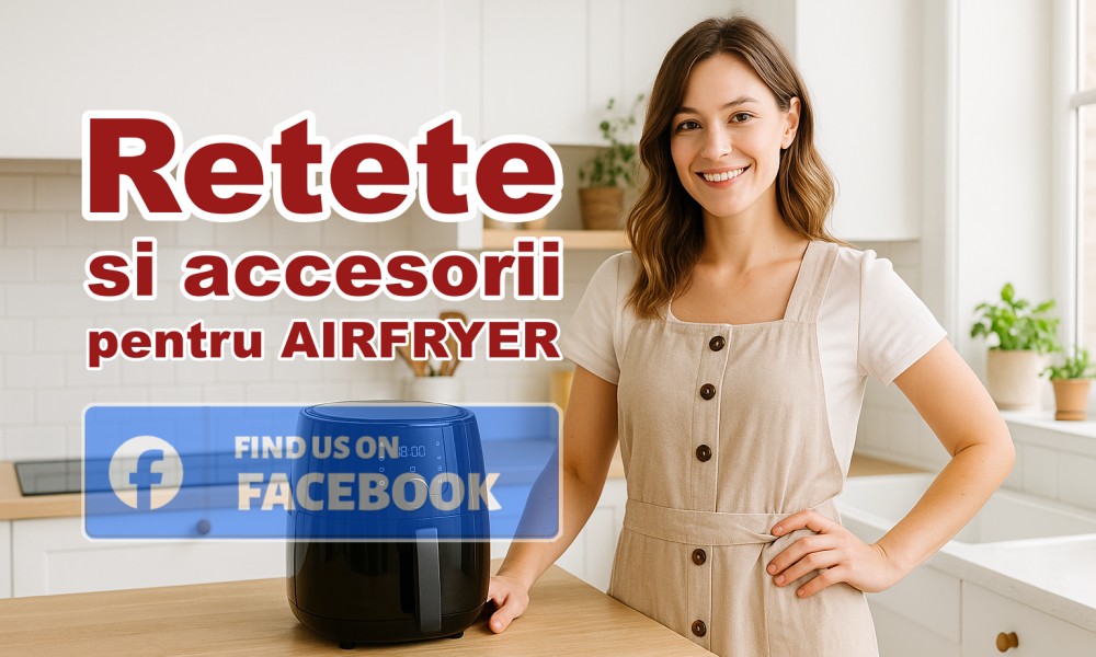 Retete delicioase la airfryer si comunitatea care te inspira zilnic