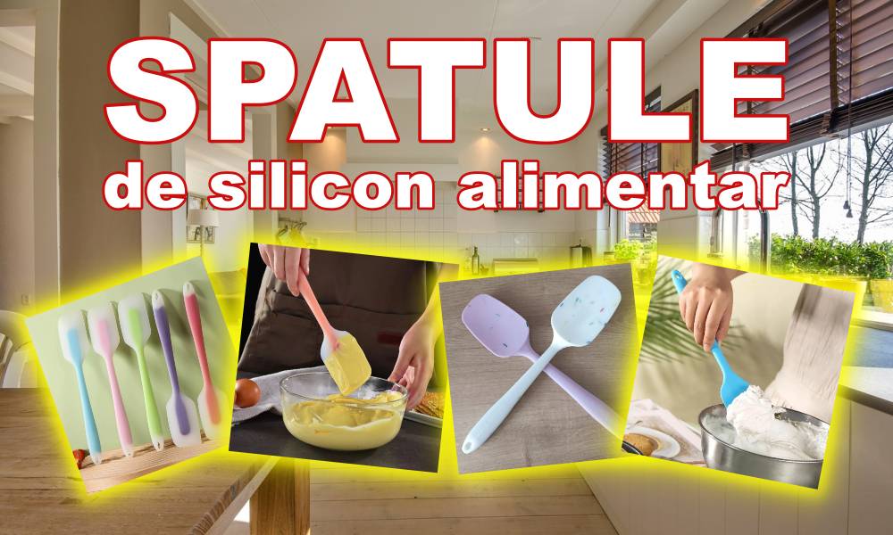 Spatule de silicon. De ce sunt foarte bune si la ce le folosim?