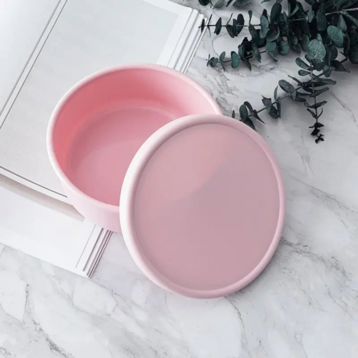 Caserola de silicon rotunda si solida. 750ml. Diametru 14cm [5]
