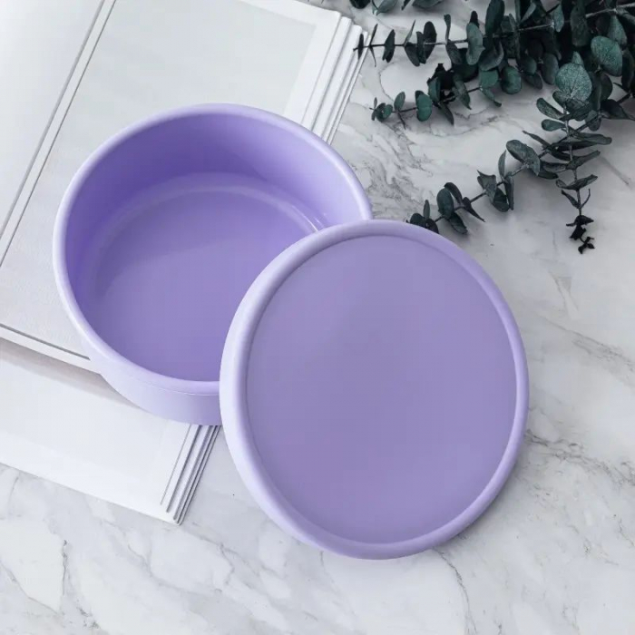 Caserola de silicon rotunda si solida. 750ml. Diametru 14cm [3]
