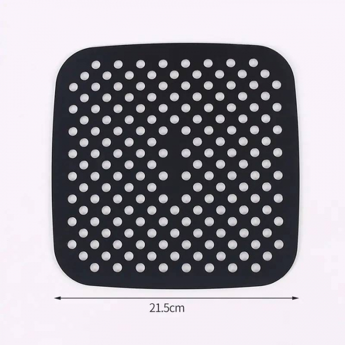 Covoras de silicon pentru airfryer, friteuza cu aer cald, patrat, 21cm [3]