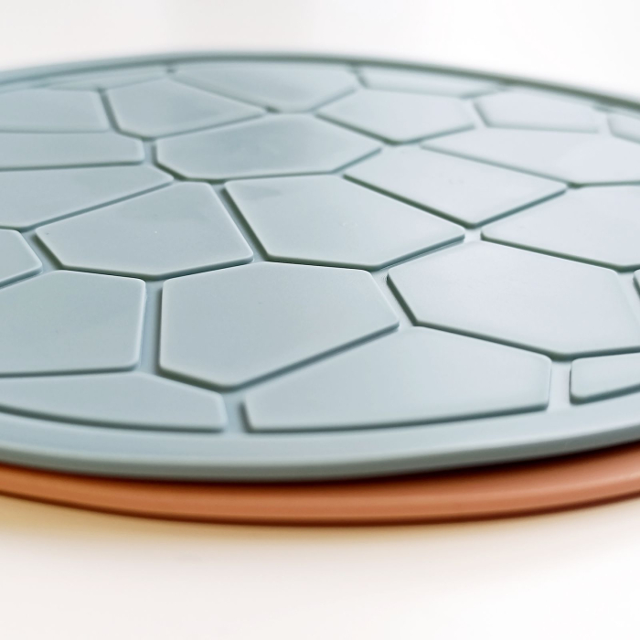 Covoras de silicon termorezistent, rotund, suport pentru oale fierbinti [3]