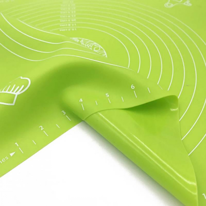 Covoras mare sau plansa de silicon alimentar, pentru framantat aluat, 70x70cm [7]