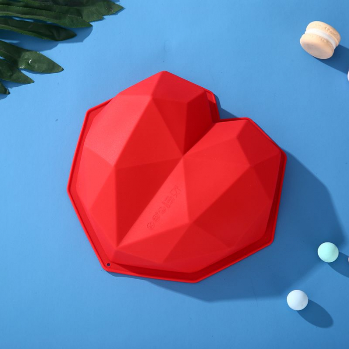 Forma de silicon inima diamant 3D [2]