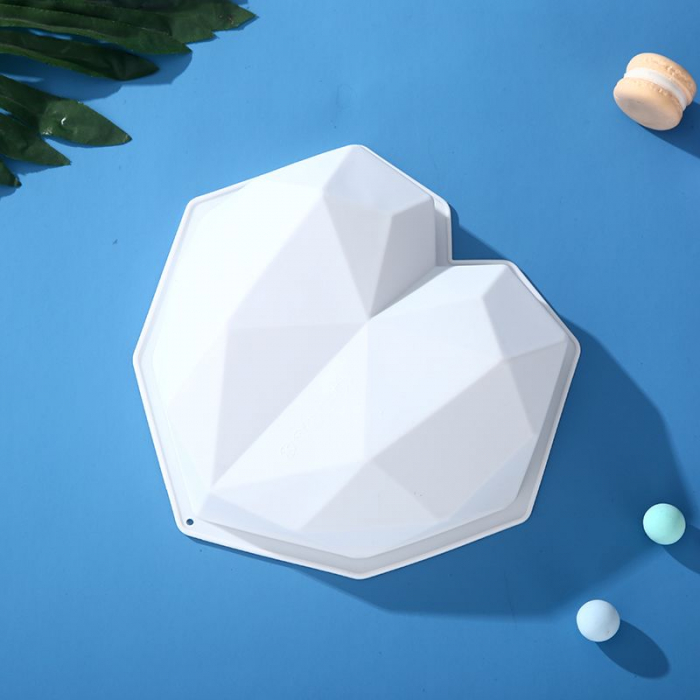 Forma de silicon inima diamant 3D [4]