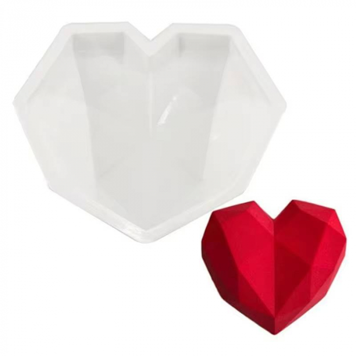 Forma de silicon inima diamant 3D [9]