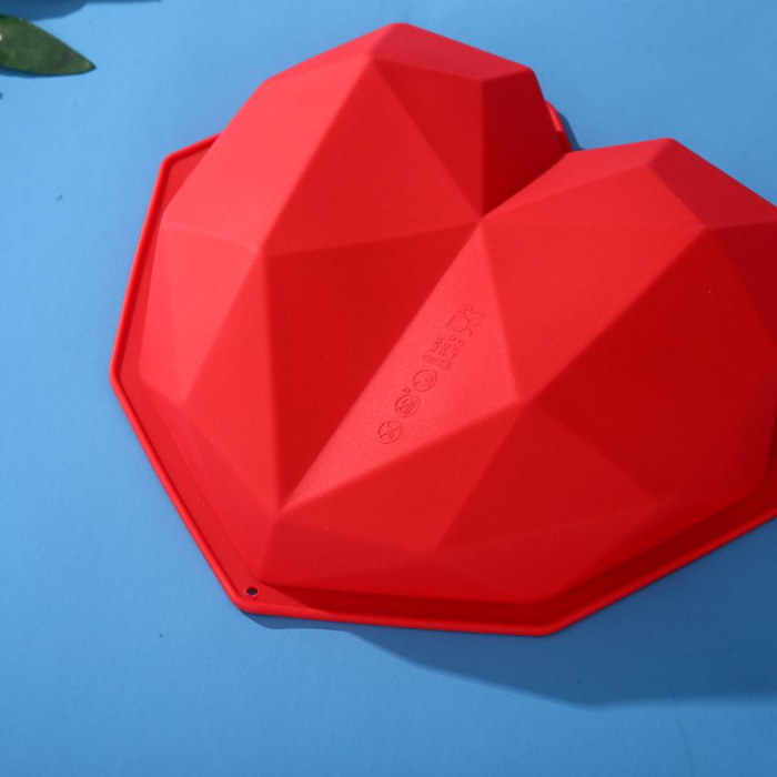 Forma de silicon inima diamant 3D [8]