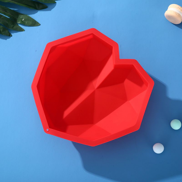 Forma de silicon inima diamant 3D [5]
