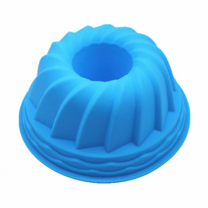 Forma de silicon pentru guguluf, chec, pandispan, tort, cozonac, 23cm [3]
