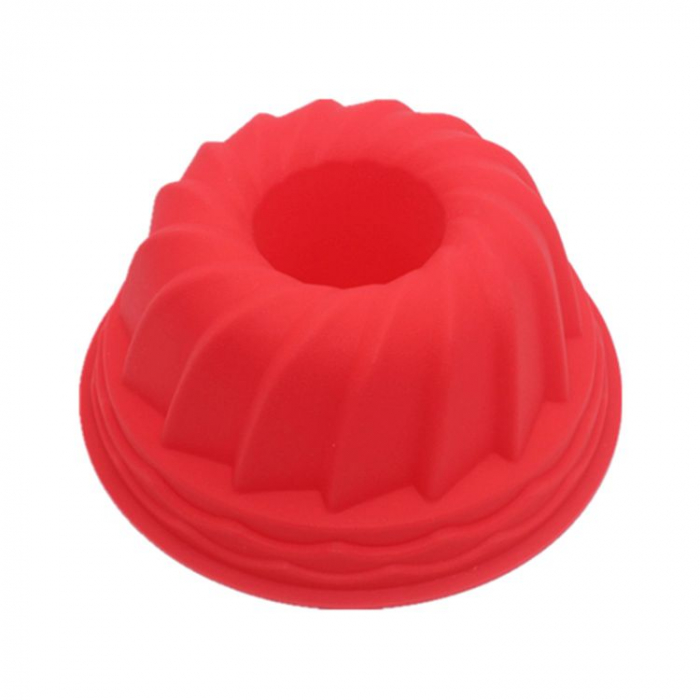 Forma de silicon pentru guguluf, chec, pandispan, tort, cozonac, 23cm [6]