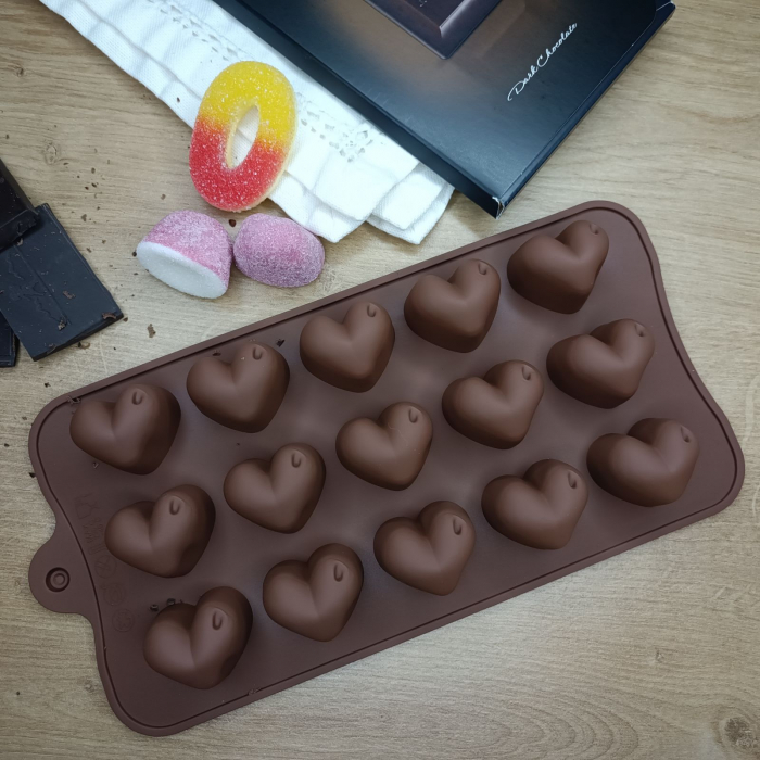 Forma de silicon pentru inimi de ciocolata, bomboane [3]