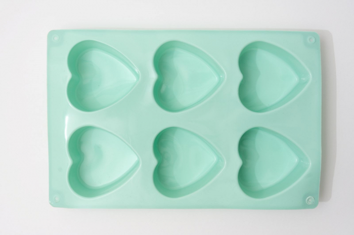 Forma silicon 6 inimi pentru prajituri si ciocolata, 29cm [9]