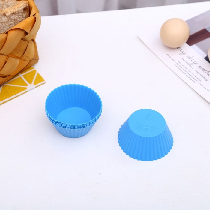 Forme de silicon pentru briose. Set de 12 bucati, 7cm [9]