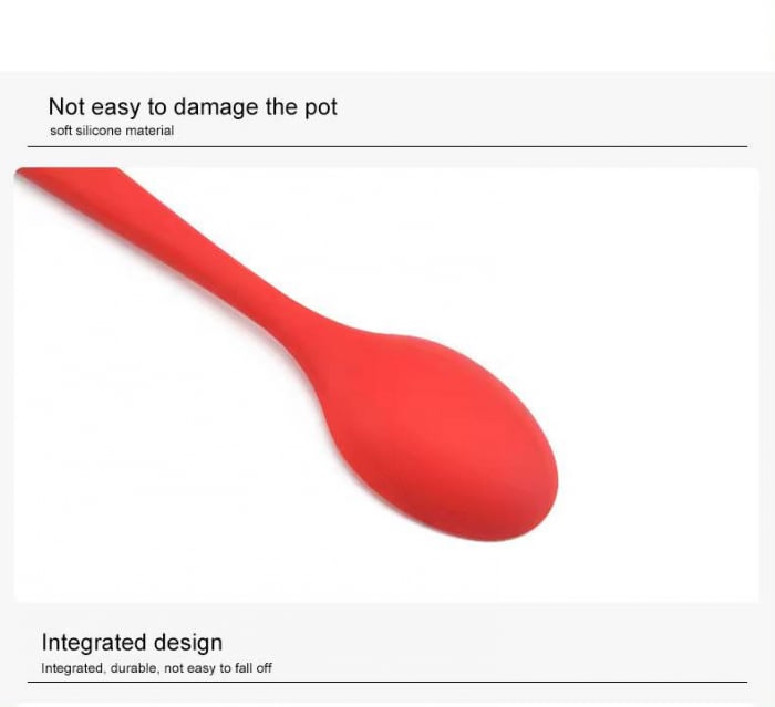 Lingura lunga de silicon alimentar, termorezistent, 27cm [5]