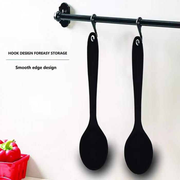 Lingura lunga de silicon alimentar, termorezistent, 27cm [4]