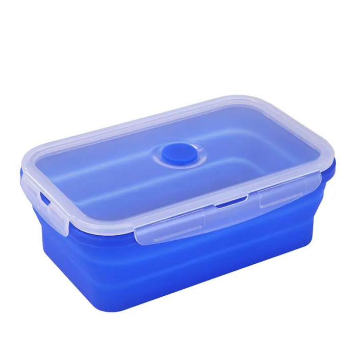 Set 4 caserole de silicon pliabile pentru pranz sau merinde [8]
