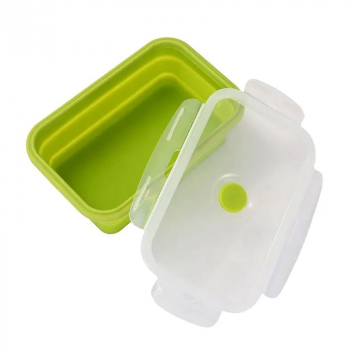 Set 4 caserole de silicon pliabile pentru pranz sau merinde [3]