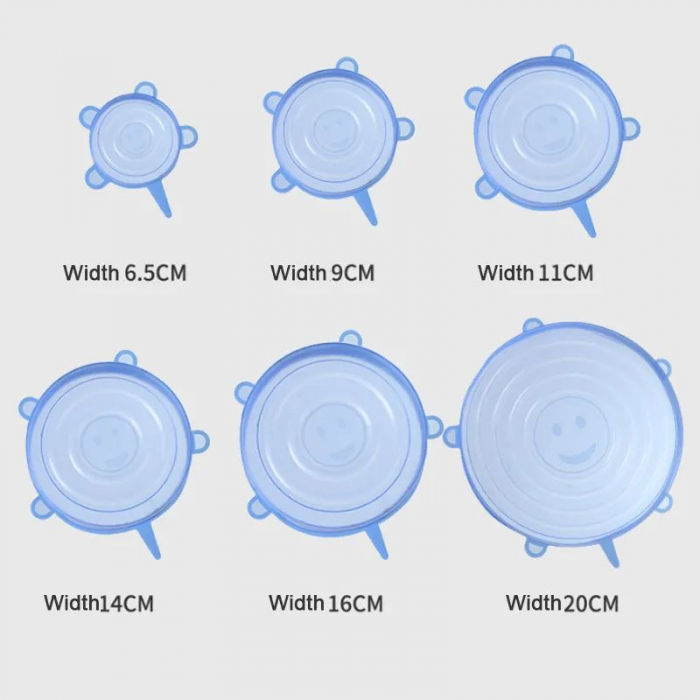 Set 6 capace de silicon [10]