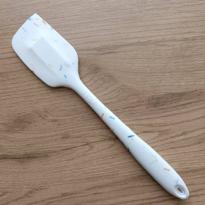 Spatula alba de silicon alimentar termorezistent [4]