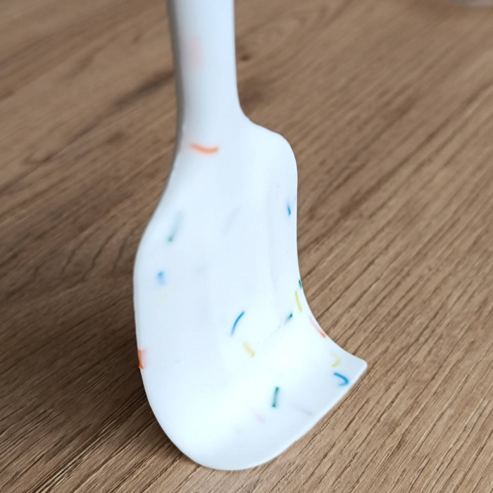 Spatula alba de silicon alimentar termorezistent [3]