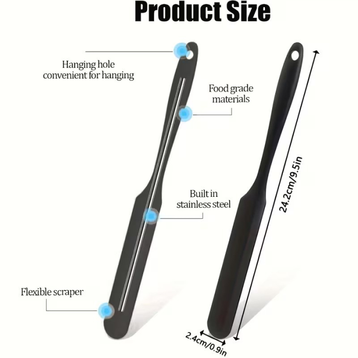 Spatula de silicon pentru clatite sau omleta. Pentru uns sau intins. 25cm [4]