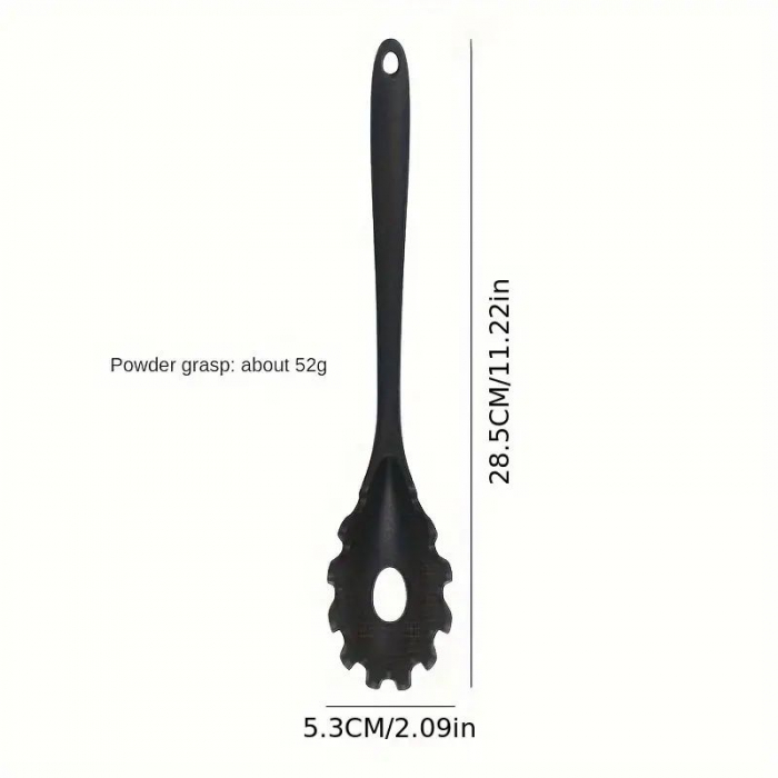 Spatula de silicon pentru stors si servit spaghete [4]
