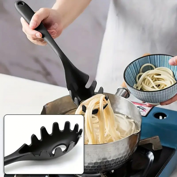 Spatula de silicon pentru stors si servit spaghete [3]