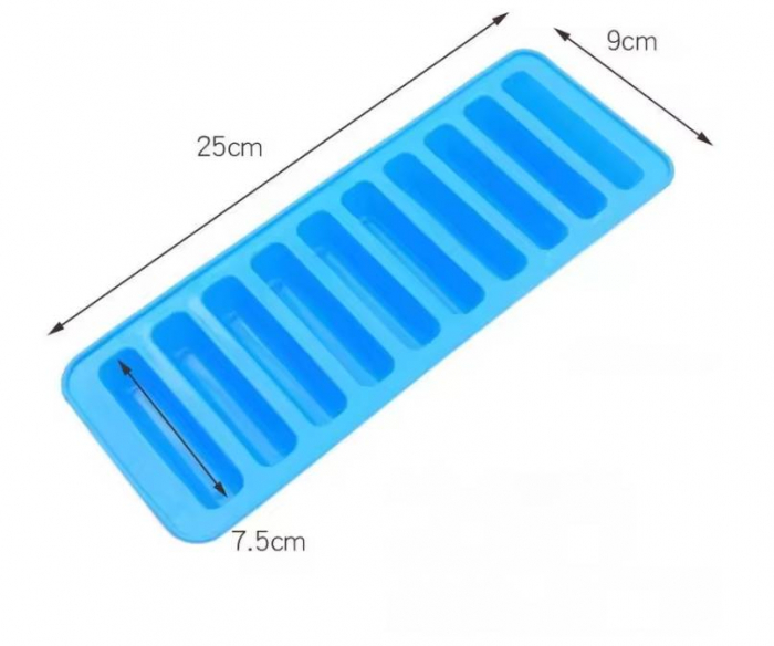 Tava de silicon pentru 10 bare de gheata [3]