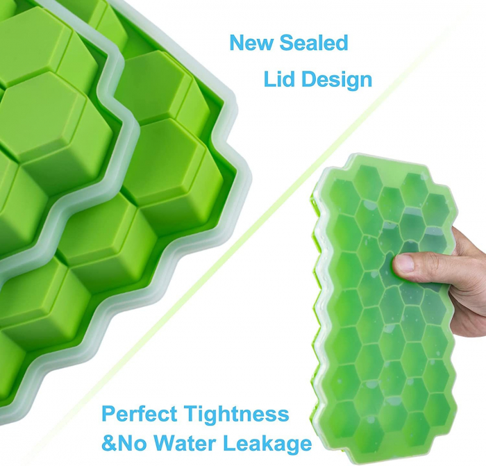 Tava cuburi hexagonale de gheata. Forma fagure. [2]