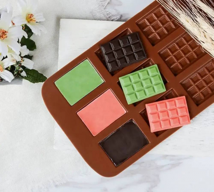 Tava de silicon pentru mini ciocolate, 12 forme [5]