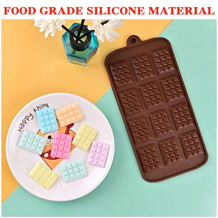 Tava de silicon pentru mini ciocolate, 12 forme [2]