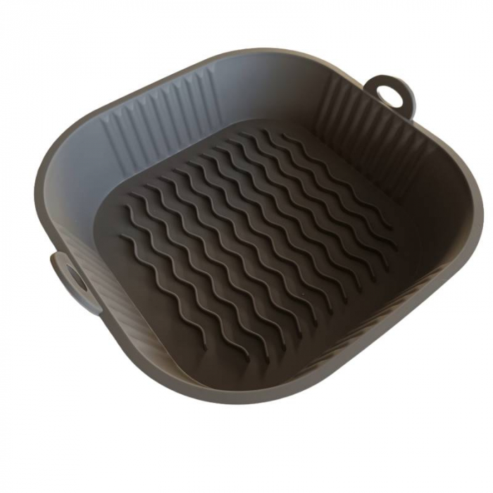 Tava patrata de silicon pentru friteuza cu aer cald, Airfryer, 20cm. Rezistenta la temperaturi ridicate [6]