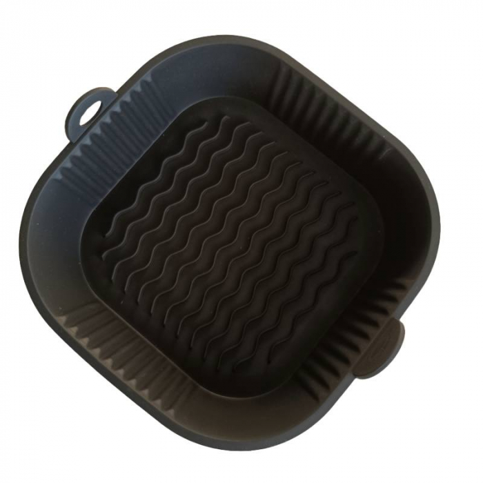 Tava patrata de silicon pentru friteuza cu aer cald, Airfryer, 20cm. Rezistenta la temperaturi ridicate [3]