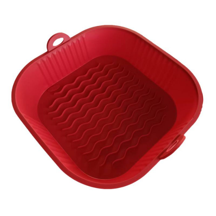 Tava patrata de silicon pentru friteuza cu aer cald, Airfryer, 20cm. Rezistenta la temperaturi ridicate [4]