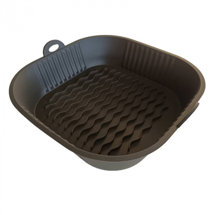 Tava patrata de silicon pentru friteuza cu aer cald, Airfryer, 22cm. Rezistenta la temperaturi ridicate [3]