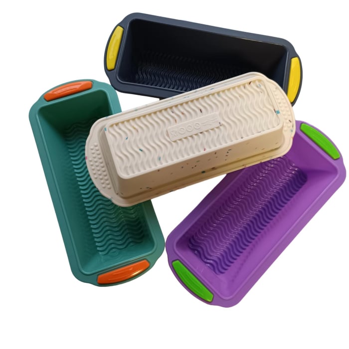 Tava sau forma de silicon, dreptunghiulara, pentru copt chec, cozonac, drob [3]