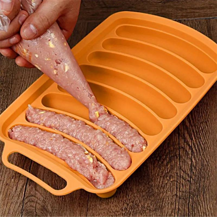 Tava sau forma de silicon pentru crenvusti sau hotdog [3]