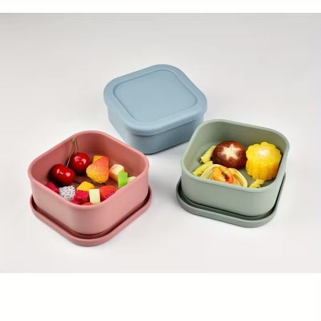 Caserola de silicon premium, patrata, 350ml [4]