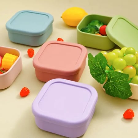 Caserola de silicon premium, patrata, 350ml [1]