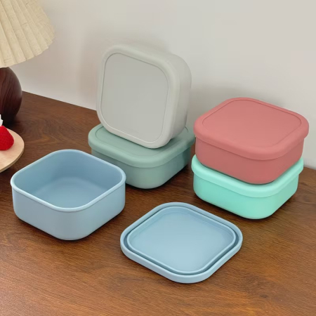 Caserole de Silicon - Caserola de silicon premium, patrata, 800ml