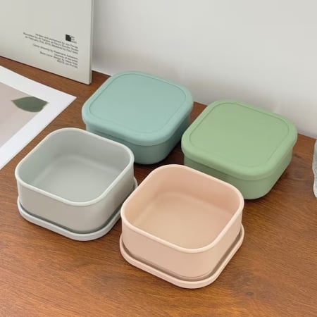 Caserola de silicon premium, patrata, 800ml [1]