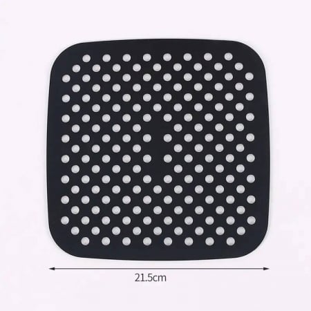 Covoras de silicon pentru airfryer, friteuza cu aer cald, patrat, 21cm [2]