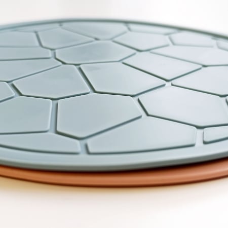 Covoras de silicon termorezistent, rotund, suport pentru oale fierbinti [2]