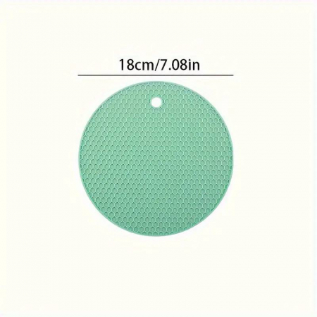 Covoras gros sau suport rotund de silicon pentru oale fierbinti, 8mm [3]