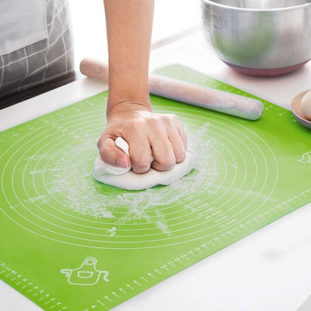 Covoras sau plansa de silicon alimentar, pentru framantat aluat, 40x50cm [2]