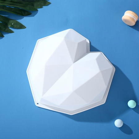 Forma de silicon inima diamant 3D [3]
